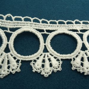 guipure coton blanche 6.5 cm