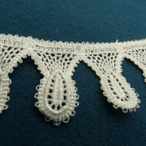 guipure fine coton blanc
