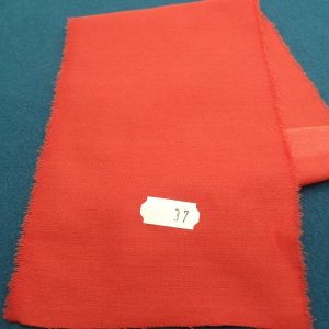 tissu coton uni rouge belle qualité