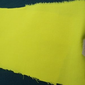 tissu coton uni jaune fluo belle qualité