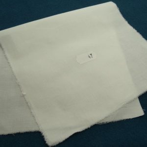 tissu coton uni blanc de belle qualité
