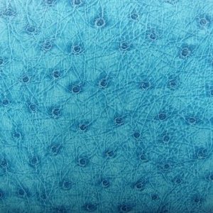 TISSU SKAÏ SIMILI CUIR TURQUOISE