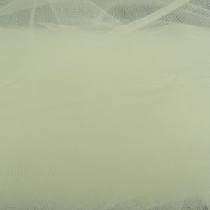 TULLE FIN COULEUR BLANC CASSEE