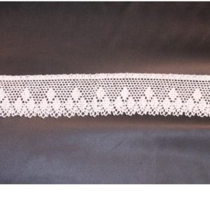 dentelle de calais coton blanche 5 cm