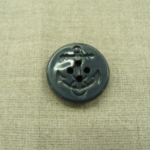 bouton acrylique marron
