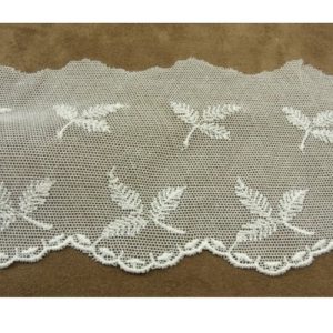 DENTELLE de calais blanche 10 cm