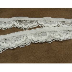 DENTELLE DE CALAIS POLYAMIDE blanche 2.5 cm