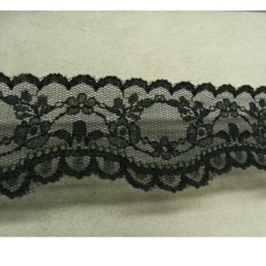 DENTELLE DE CALAIS noire 4,5 cm