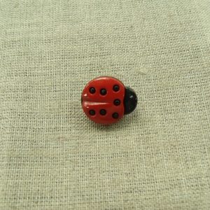 Boutons décoratifs enfant - modèle COCCINELLE