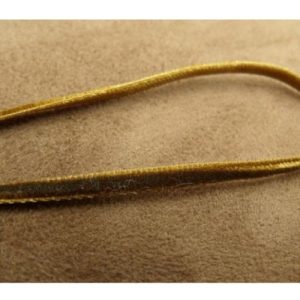 Ruban Velours Marron/ Miel 3 mm