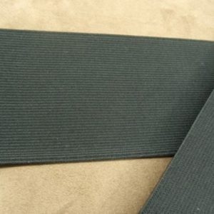 RUBAN ELASTIQUE FERME ELASTHANNE NOIR 8 cm