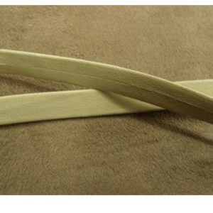 Ruban Simili Cuir/ Skai Replié Beige Clair 7 mm