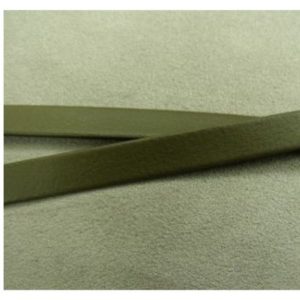 Ruban Simili Cuir / Skai Vert Kaki 7 mm