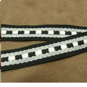 Déstockage Ruban Sangle Noir et Blanc 20 mm – Au mètre, lot 5 m ou 20 m