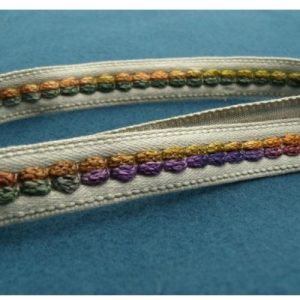 Ruban Tissé Multicolore 17 mm