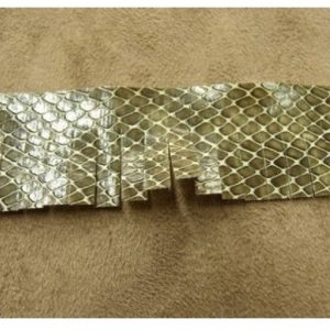 Ruban Frange Python Marron 30 mm