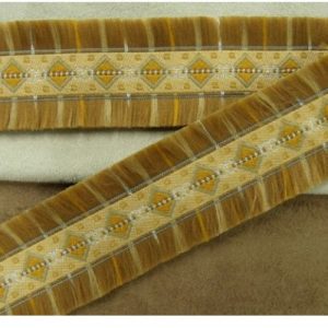 LOT DE Ruban Double Petite Frange 35 mm