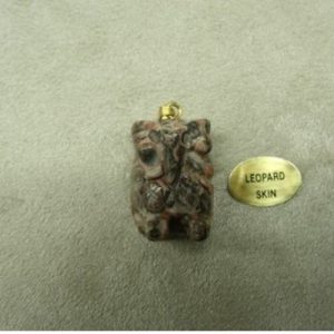 PENDENTIF MOTIF CHOUETTE- LEOPARD SKIN,HAUTEUR 2cm / LARGEUR: 1,5 cm/ EPAISSEUR: 1,5 cm