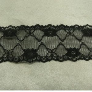 DENTELLE DE CALAIS noire 4 cm