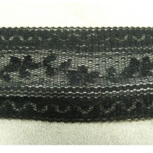DENTELLE DE CALAIS noire 4 cm