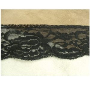 DENTELLE DE CALAIS Noire 6 cm