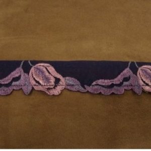 dentelle de calais violet 3,5 cm