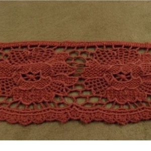 DENTELLE de calais stretch bordeaux 5,5 cm