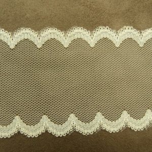 DENTELLE DE CALAIS saumon 7 cm