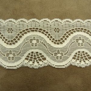 DENTELLE DE CALAIS saumon 5,5 cm