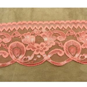 DENTELLE DE CALAIS rose fuchsia 9 cm