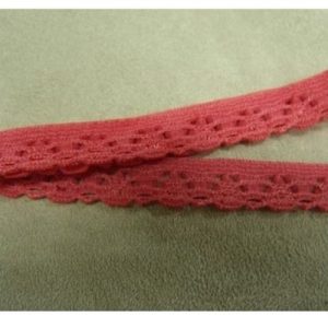 DENTELLE DE CALAIS rose fuschia 1 cm