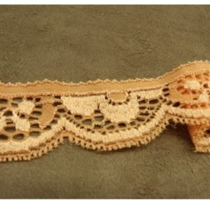 DENTELLE DE CALAIS STRETCH orange 2.5 cm