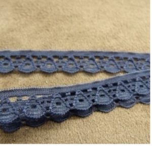 DENTELLE DE CALAIS bleu 1.5 cm