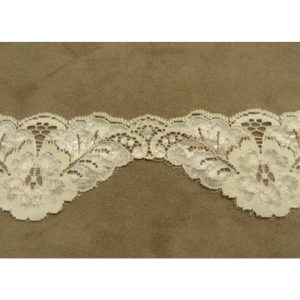 DENTELLE DE CALAIS beige clair 5,5 cm