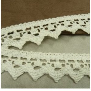 Dentelle de calais blanche coton 4.5 cm