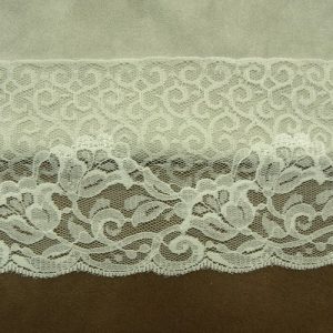 DENTELLE DE CALAIS ivoire de fabrication française 10 cm