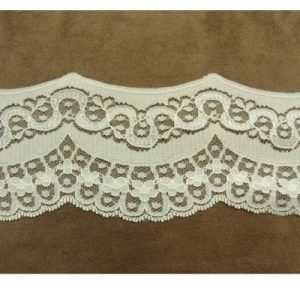 DENTELLE DE CALAIS ivoire 6 cm
