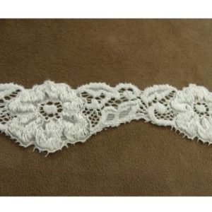 DENTELLE DE CALAIS blanche 2.5 cm