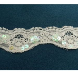 dentelle de calais blanche 3.5 cm