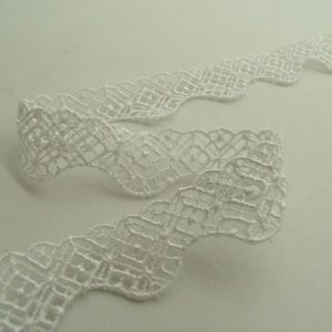 dentelle de calais coton blanc 1.8 cm