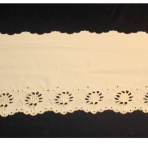 dentelle blanche Élasthanne 16 cm