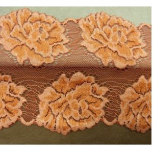 DENTELLE DE CALAIS stretch orange 11 cm