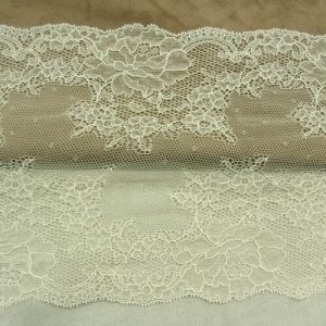 DENTELLE DE CALAIS stretch nude 20 cm