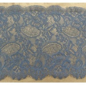 DENTELLE DE CALAIS bleu marine 19 cm