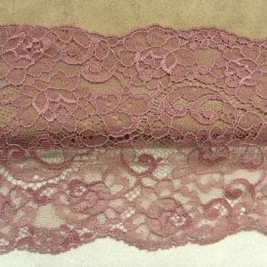 DENTELLE DE CALAIS bois de rose 14 cm