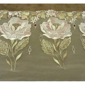 DENTELLE DE CALAIS multicolore 16 cm