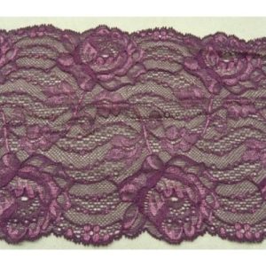 DENTELLE DE CALAIS STRETCH violet 17 cm