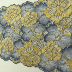 dentelle de calais leavers bleu 18 cm
