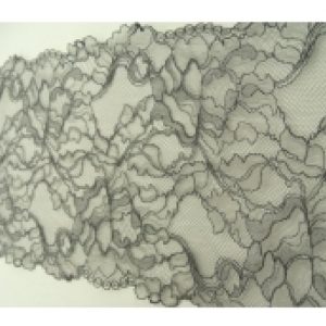 dentelle de calais leavers grise 18 cm