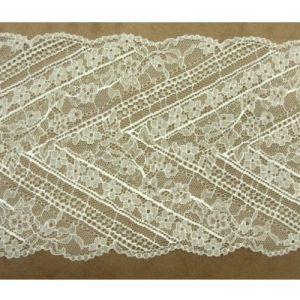 DENTELLE DE CALAIS légèrement stretch écru 17 cm